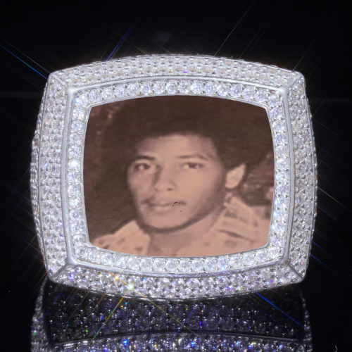 3D CUSTOM PICTURE ICED RING