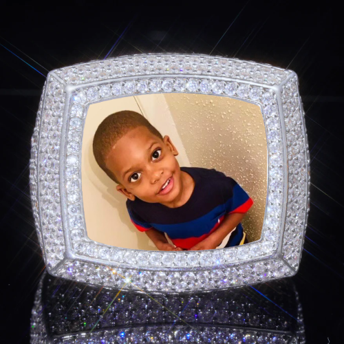 3D CUSTOM PICTURE ICED RING