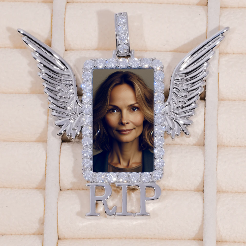 RIP WING 3D CUSTOM PICTURE PENDANT