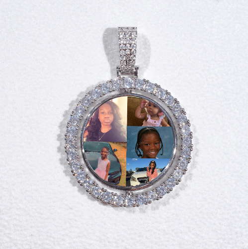 3D Spinning 2-Faced Custom Picture Pendant