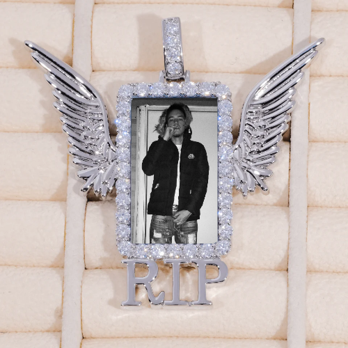 RIP WING 3D CUSTOM PICTURE PENDANT