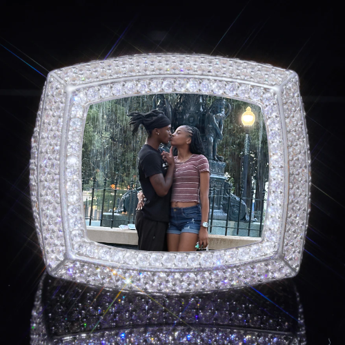 3D CUSTOM PICTURE ICED RING