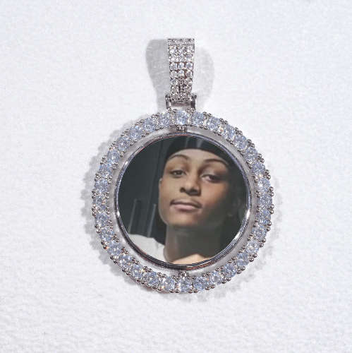 3D Spinning 2-Faced Custom Picture Pendant