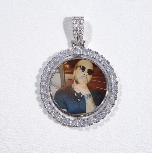 3D Spinning 2-Faced Custom Picture Pendant