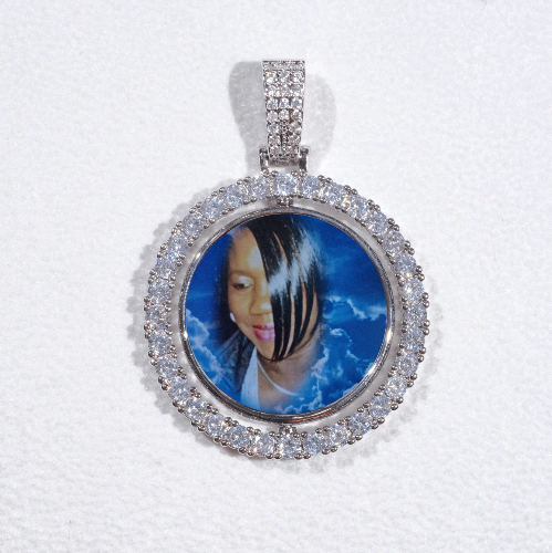 3D Spinning 2-Faced Custom Picture Pendant
