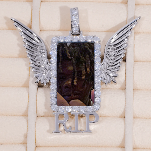RIP WING 3D CUSTOM PICTURE PENDANT