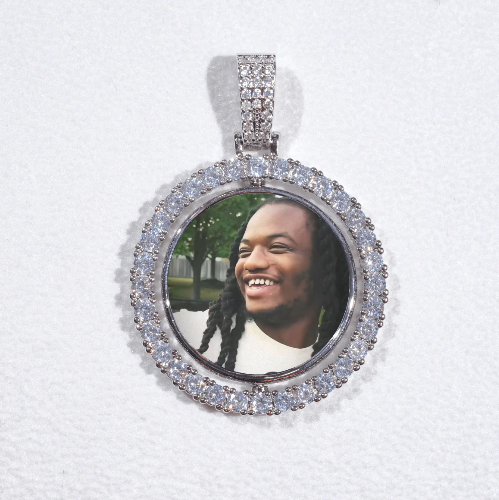 3D Spinning 2-Faced Custom Picture Pendant
