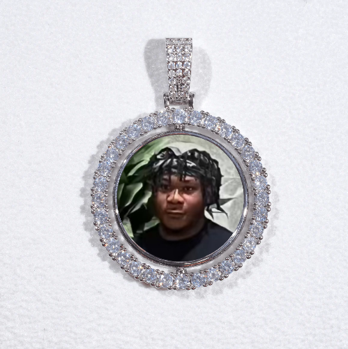 3D Spinning 2-Faced Custom Picture Pendant