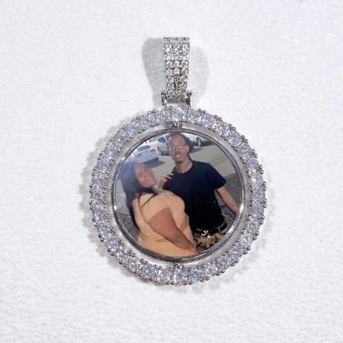 3D Spinning 2-Faced Custom Picture Pendant