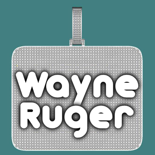 CUSTOM LETTER NECKLACE 3D BIG SQUARE