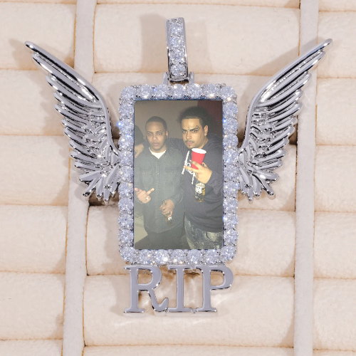 RIP WING 3D CUSTOM PICTURE PENDANT