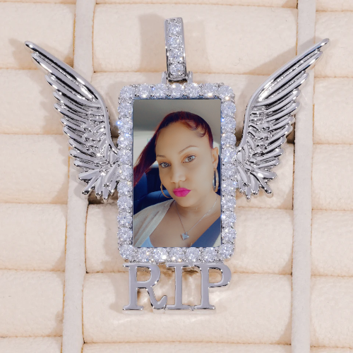 RIP WING 3D CUSTOM PICTURE PENDANT