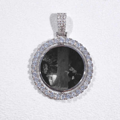 3D Spinning 2-Faced Custom Picture Pendant