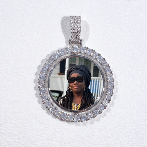3D Spinning 2-Faced Custom Picture Pendant
