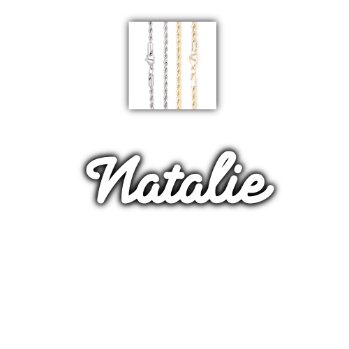 Script Custom Letter Necklace