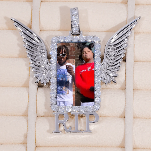 RIP WING 3D CUSTOM PICTURE PENDANT