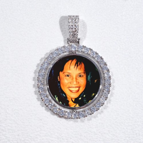 3D Spinning 2-Faced Custom Picture Pendant