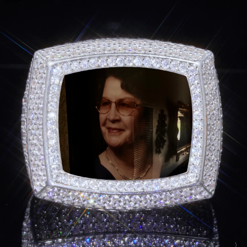 3D CUSTOM PICTURE ICED RING