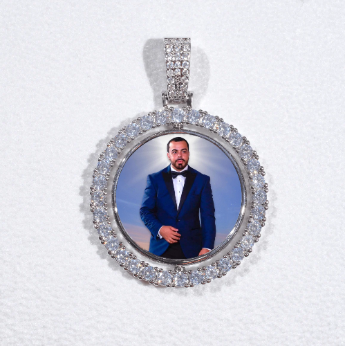 3D Spinning 2-Faced Custom Picture Pendant