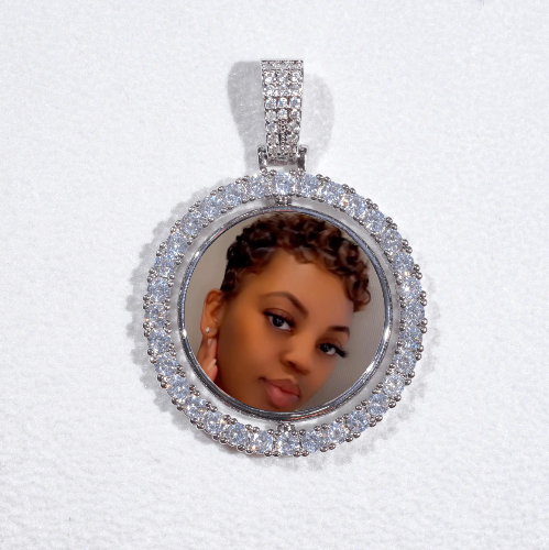 3D Spinning 2-Faced Custom Picture Pendant