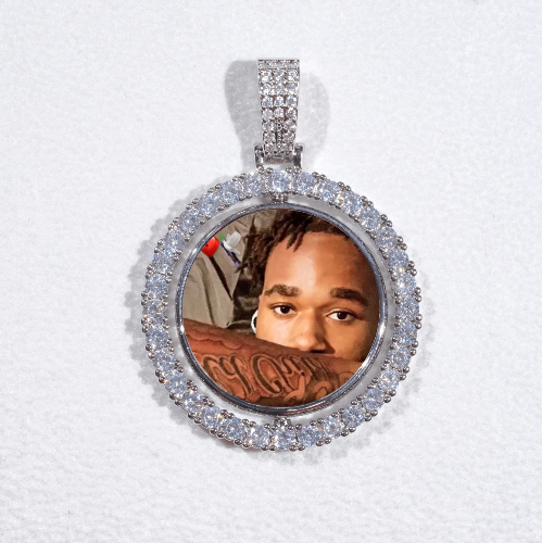 3D Spinning 2-Faced Custom Picture Pendant