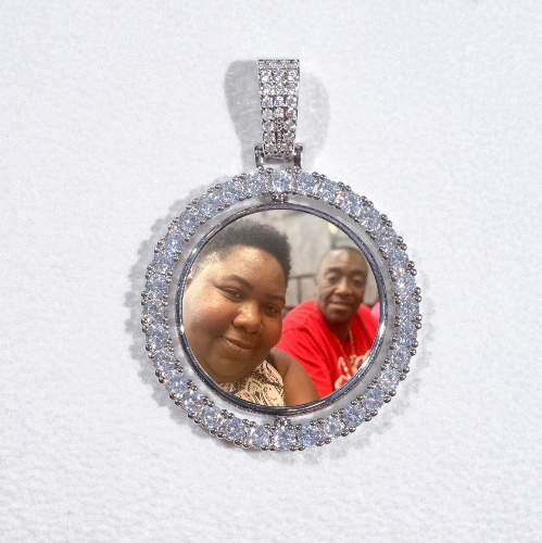 3D Spinning 2-Faced Custom Picture Pendant