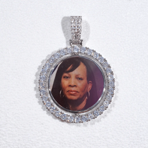 3D Spinning 2-Faced Custom Picture Pendant