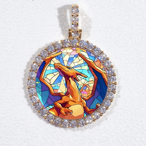 3D CIRCLE CUSTOM PICTURE PENDANT SMALL SIZE