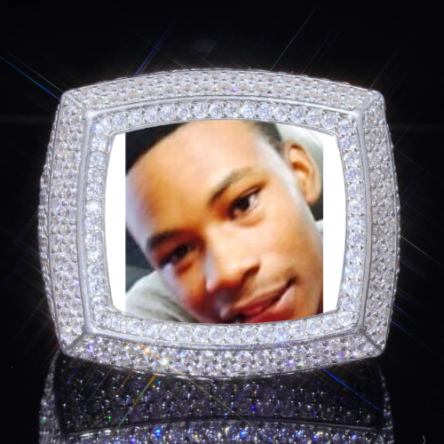 3D CUSTOM PICTURE ICED RING