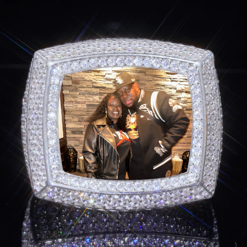 3D CUSTOM PICTURE ICED RING