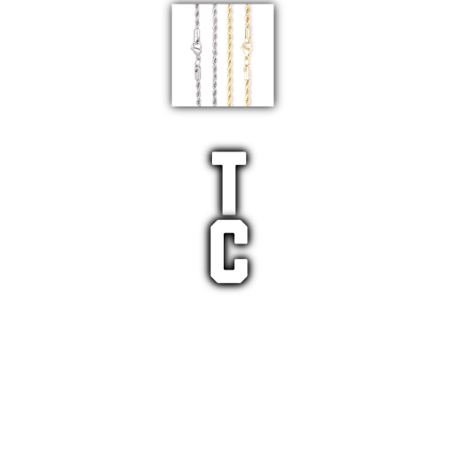 Custom Letters Baguette Two Layer Necklace