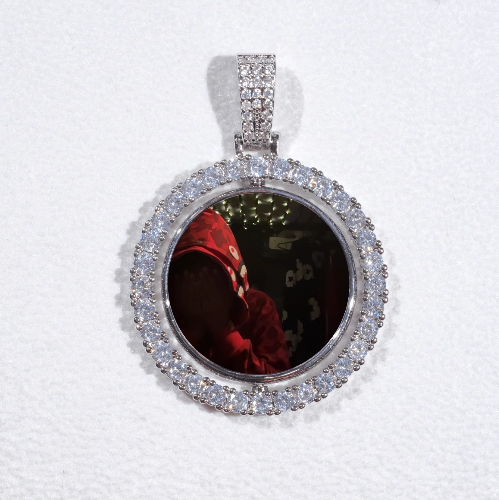 3D Spinning 2-Faced Custom Picture Pendant