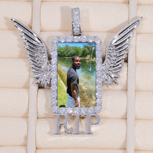 RIP WING 3D CUSTOM PICTURE PENDANT