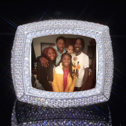 3D CUSTOM PICTURE ICED RING