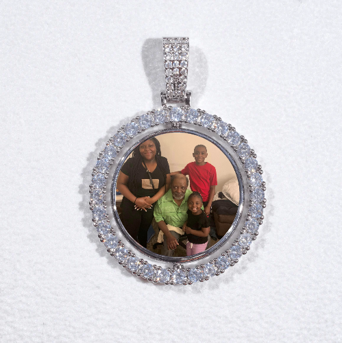 3D Spinning 2-Faced Custom Picture Pendant
