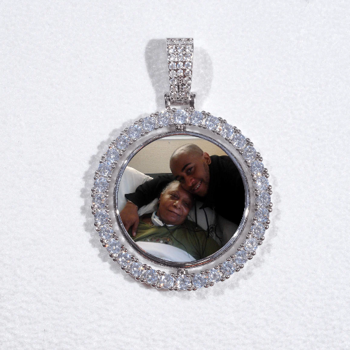 3D Spinning 2-Faced Custom Picture Pendant