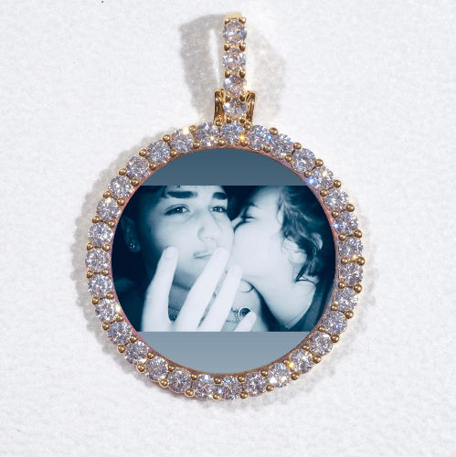 3D CIRCLE CUSTOM PICTURE PENDANT SMALL SIZE