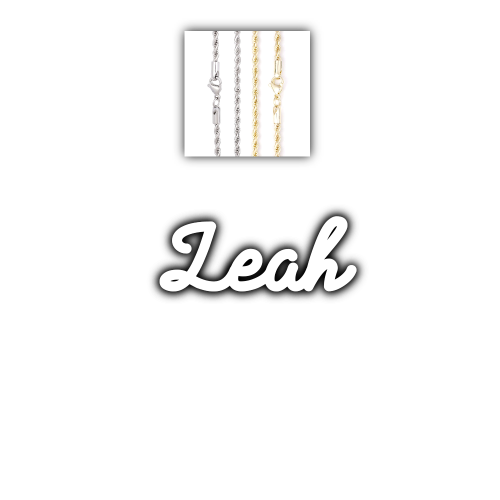 Script Custom Letter Necklace