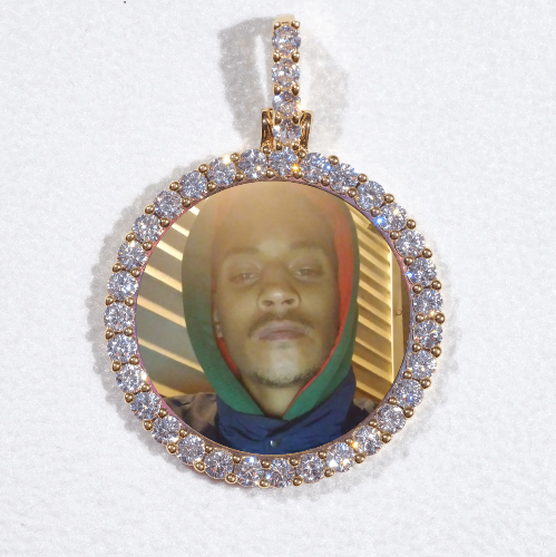 3D CIRCLE CUSTOM PICTURE PENDANT SMALL SIZE