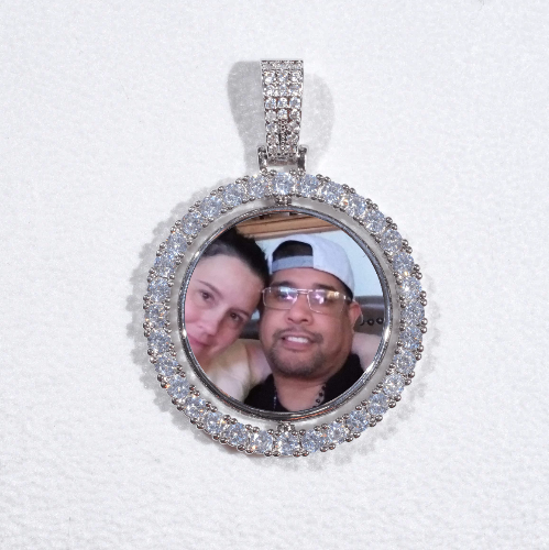 3D Spinning 2-Faced Custom Picture Pendant