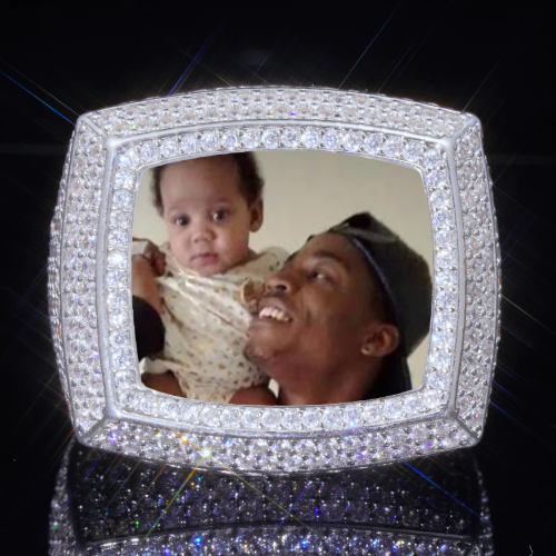 3D CUSTOM PICTURE ICED RING