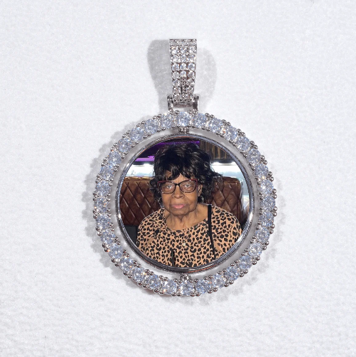 3D Spinning 2-Faced Custom Picture Pendant