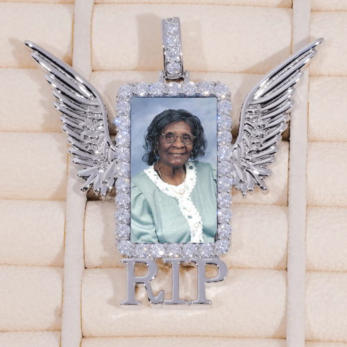 RIP WING 3D CUSTOM PICTURE PENDANT