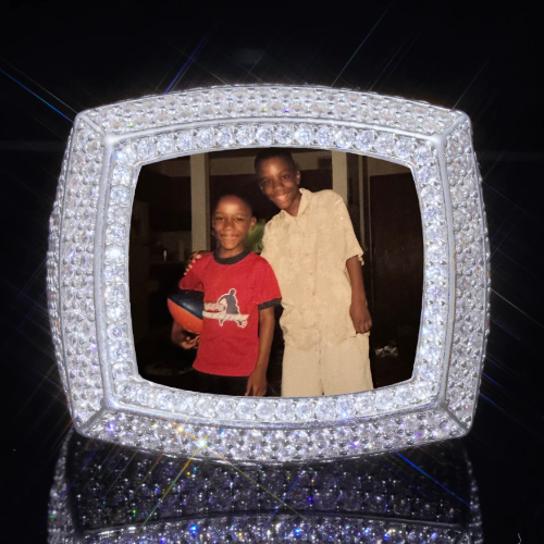 3D CUSTOM PICTURE ICED RING
