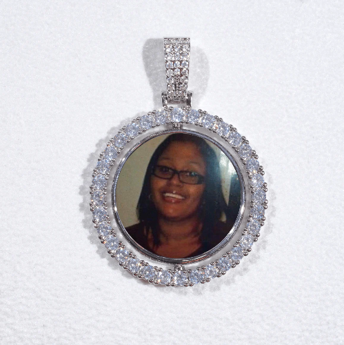 3D Spinning 2-Faced Custom Picture Pendant