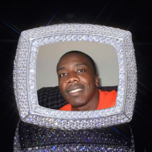 3D CUSTOM PICTURE ICED RING