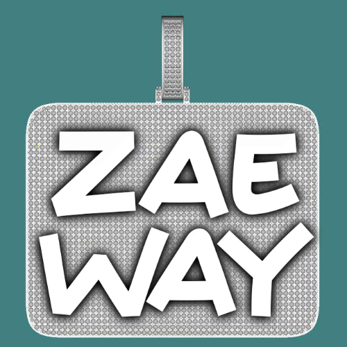 CUSTOM LETTER NECKLACE 3D BIG SQUARE