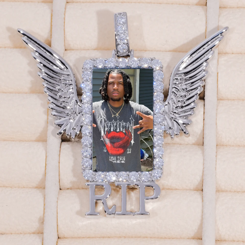 RIP WING 3D CUSTOM PICTURE PENDANT