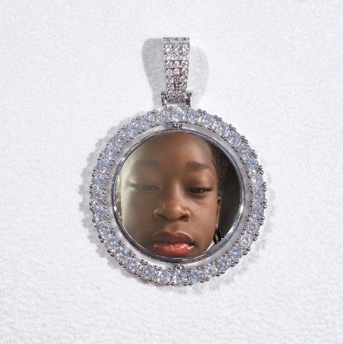 3D Spinning 2-Faced Custom Picture Pendant