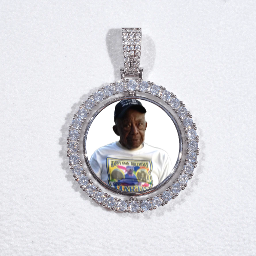 3D Spinning 2-Faced Custom Picture Pendant
